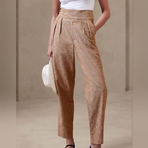 Banana Republic Herringbone Linen-Cotton Seafarer Pant (NWT)